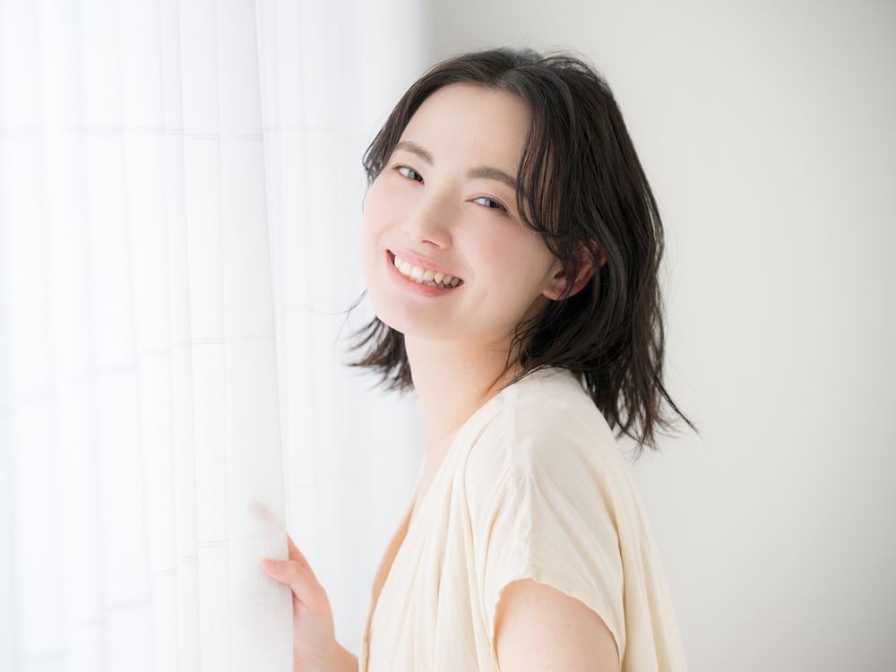 30代の奥さまの笑顔